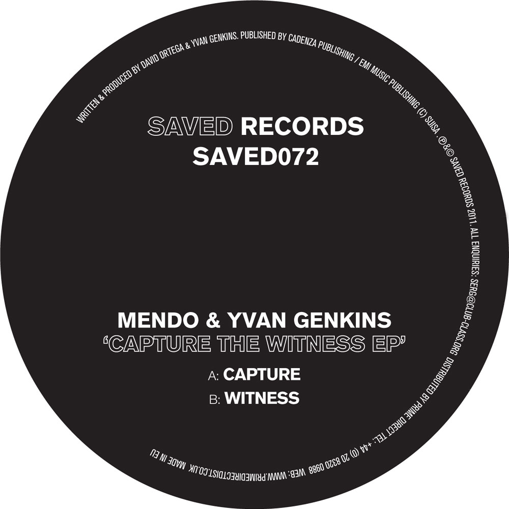 Mendo & Yvan Genkins "Capture the Witness EP" 