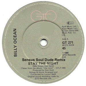  Stay The Night (Sensus Soul Dude Remix) by Billy Ocean 