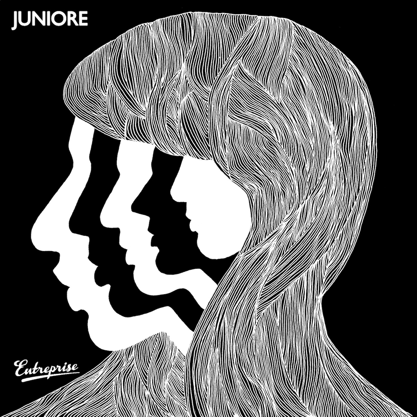 Juniore Christine/Dans Le Noir (2013) Album art, Music