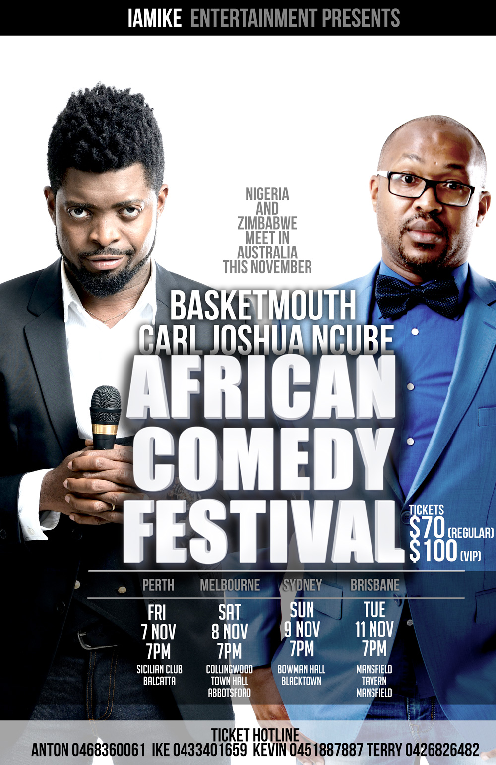 Carl Joshua Ncube LIVE in AUSTRALIA