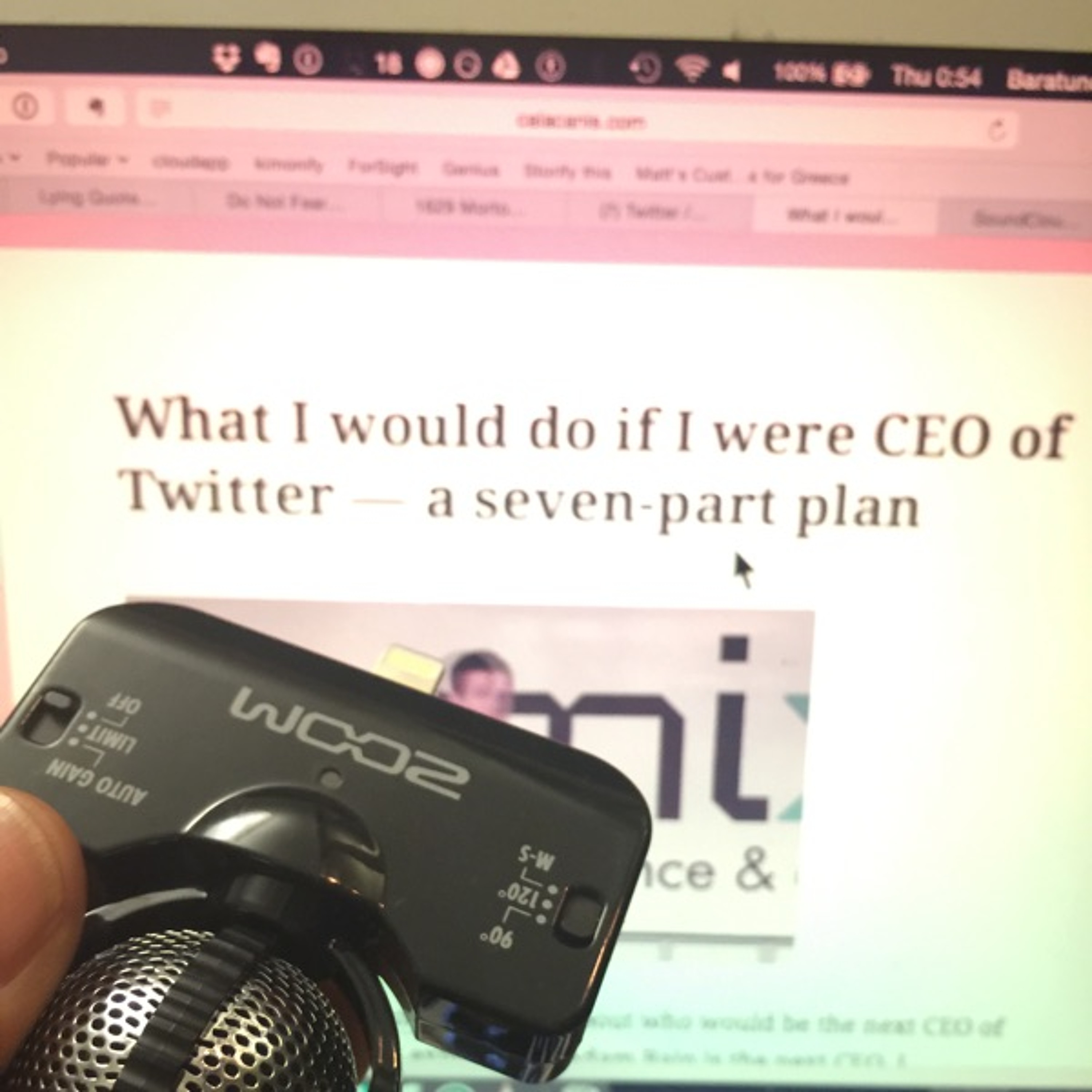 I read @jason calacanis essay on the next twitter CEO out loud for no discernible reason