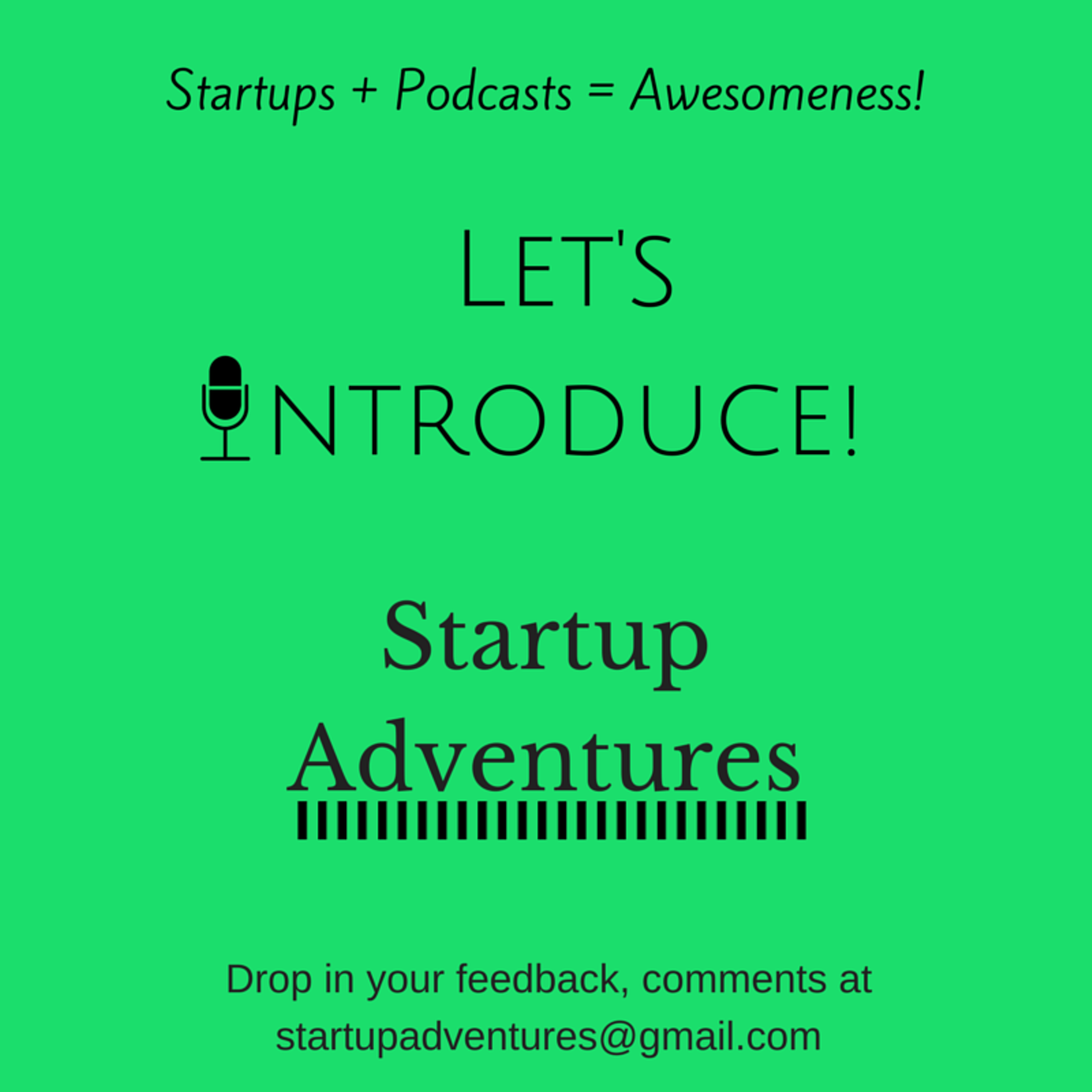 Introduction - Startup Adventures