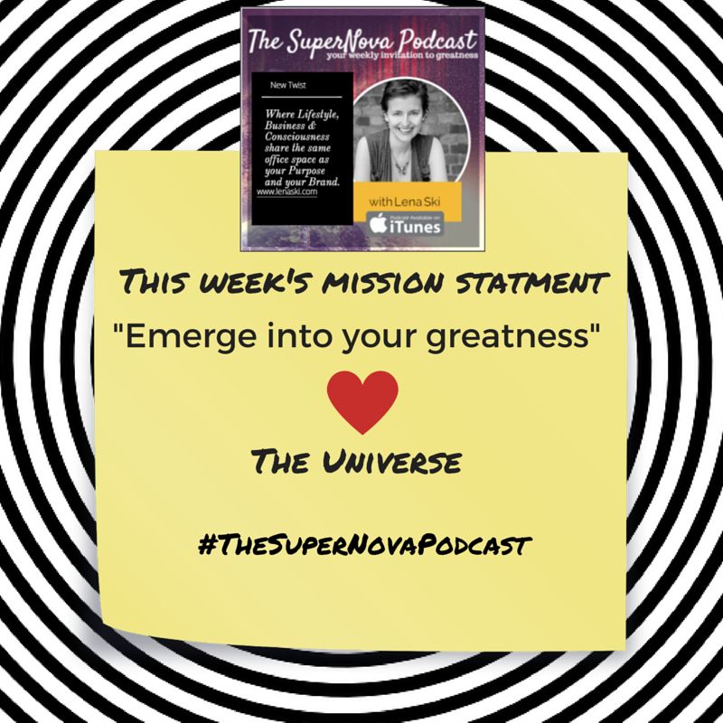Memo from the Universe: It's time to emerge (SuperNova Podcast)