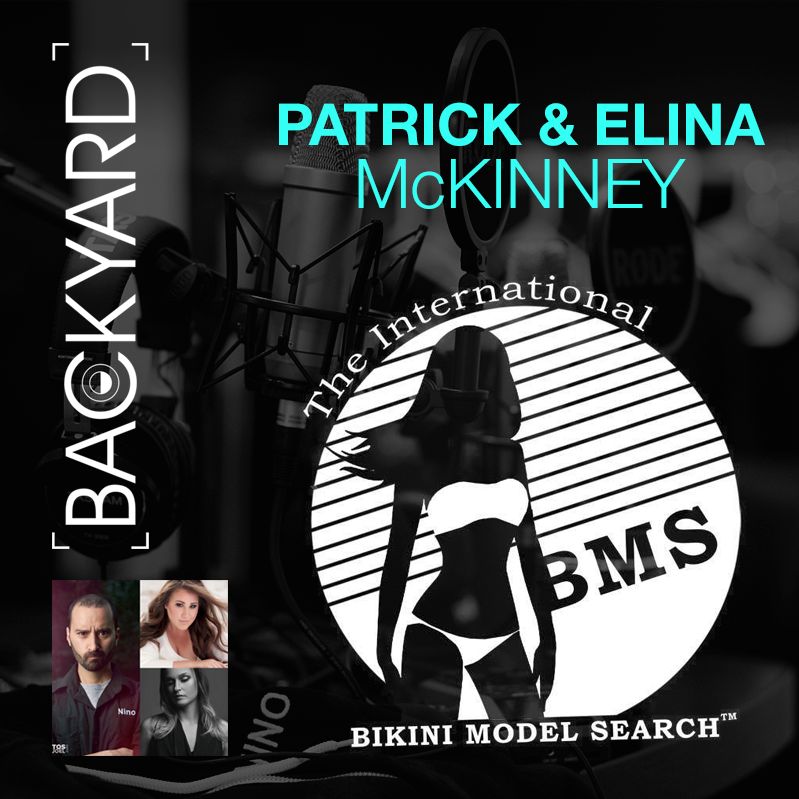 While in Ft. Worth, TX, Nino chats w Patrick & Elina McKinney of the Int'l Bikini Model Search
