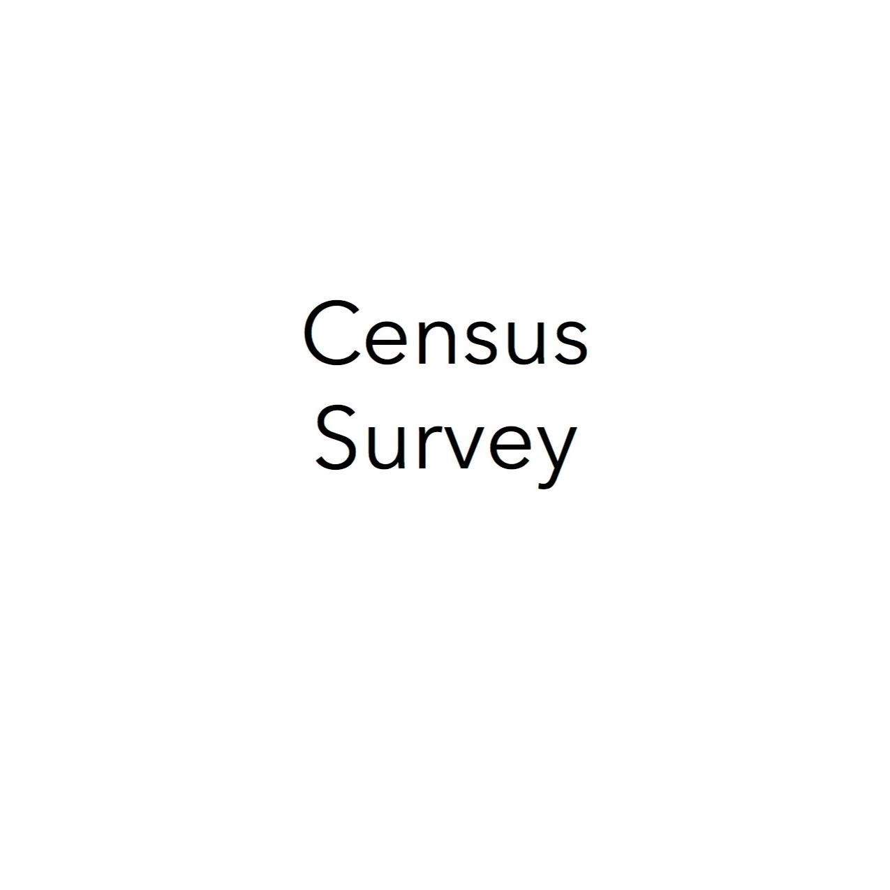 Episode #1: Census Survey