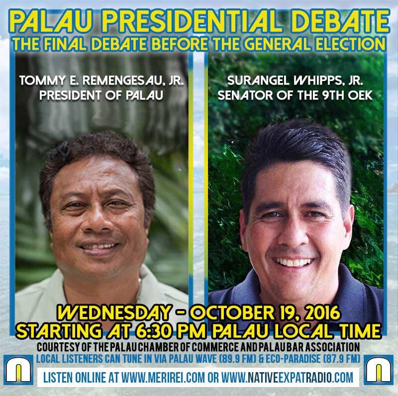 Final Palauan Presidential Debate 2016