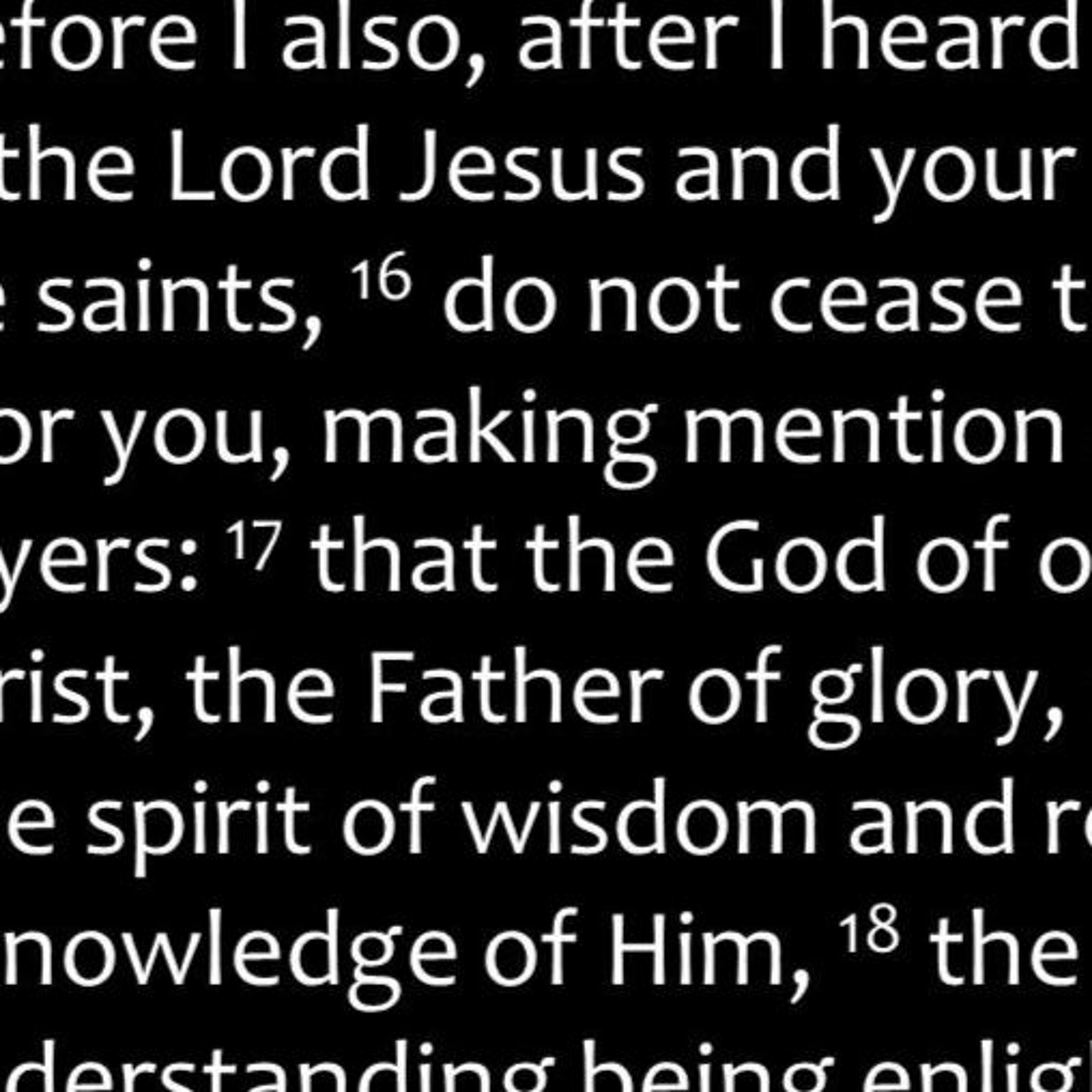 Ephesians 1 Prayer
