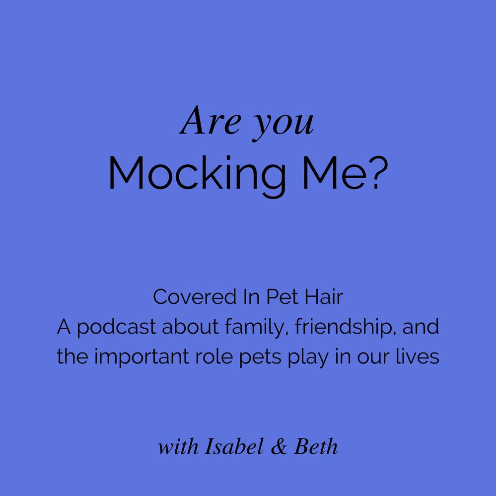 Episode 44: Are you Mocking Me?