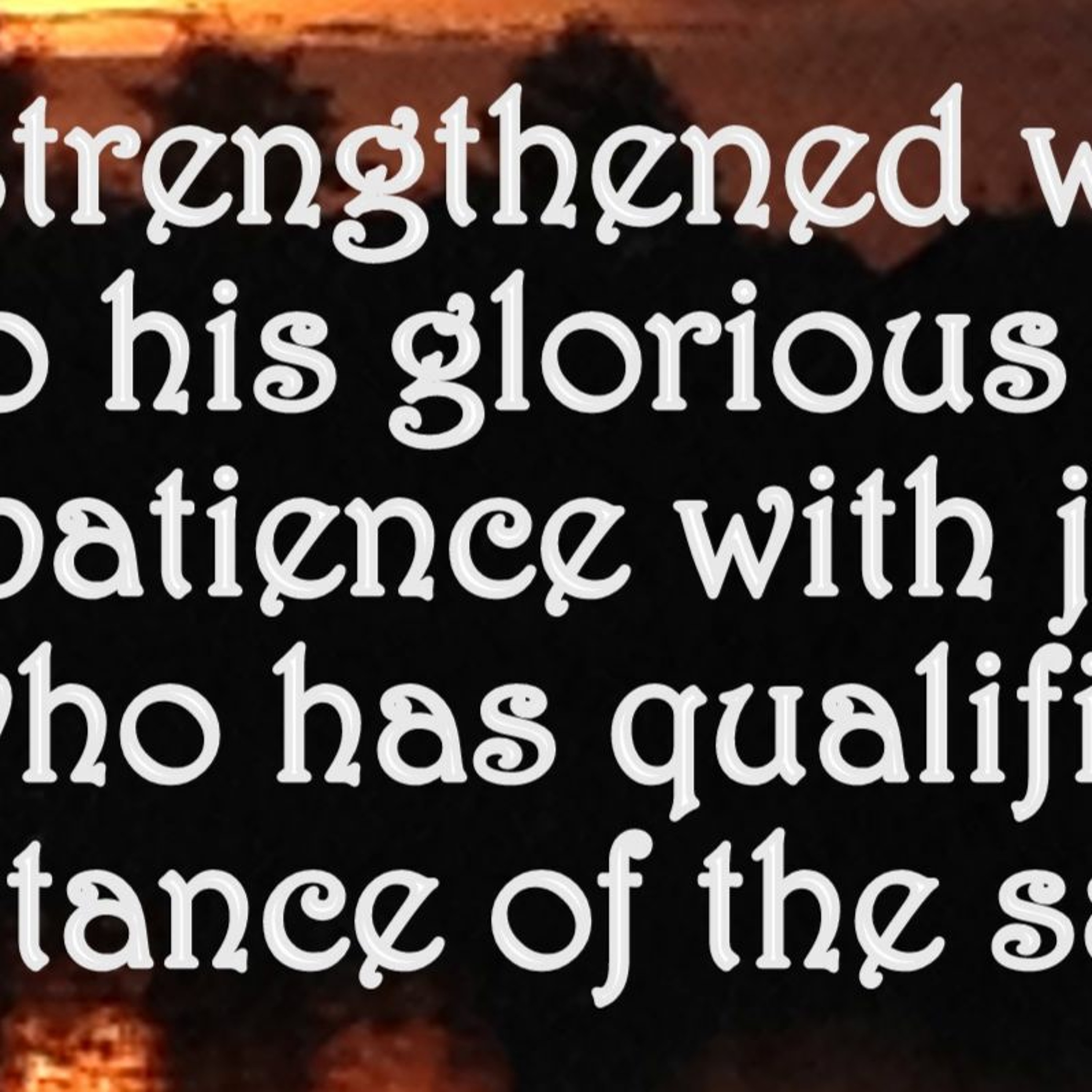 Colossians 1 Prayer