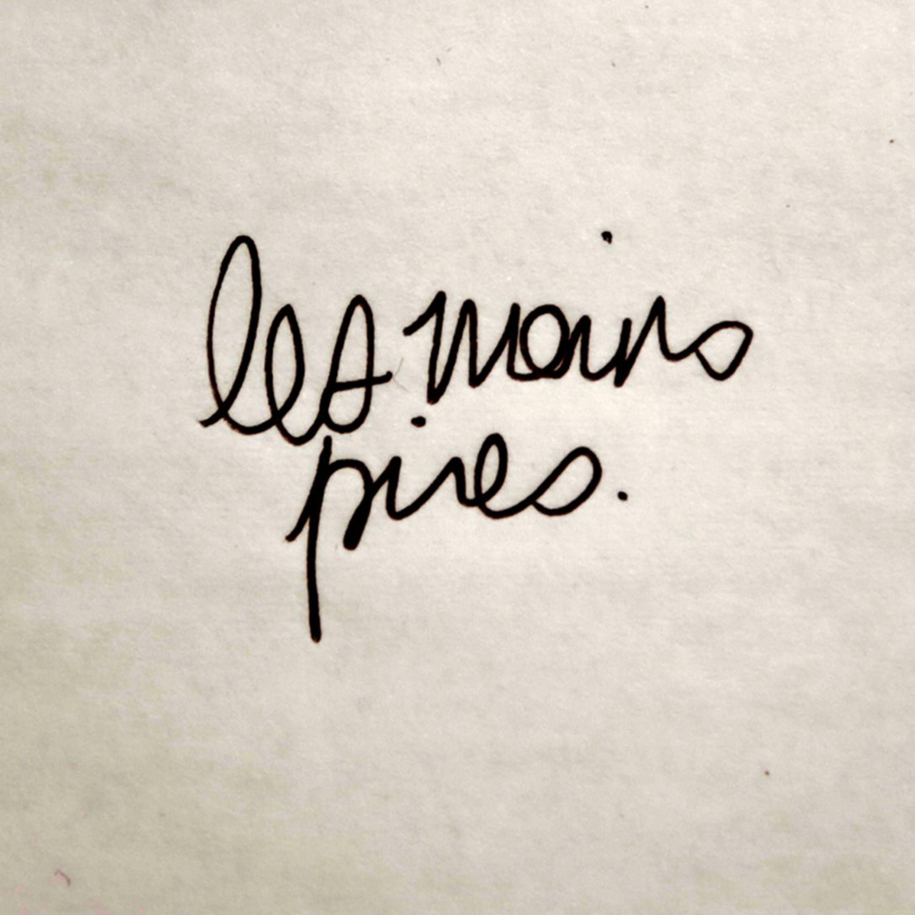 Les moins pires
