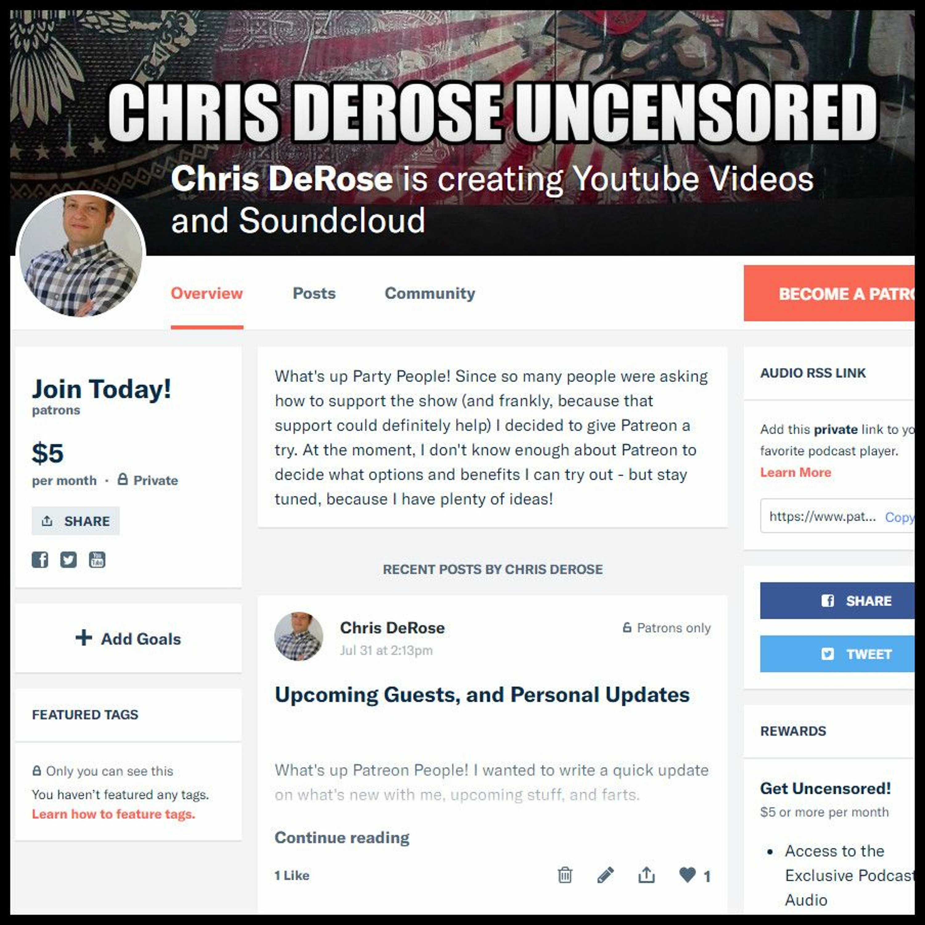 We're moving off of SoundCloud - Adjust your podcast RSS to the new URL?
