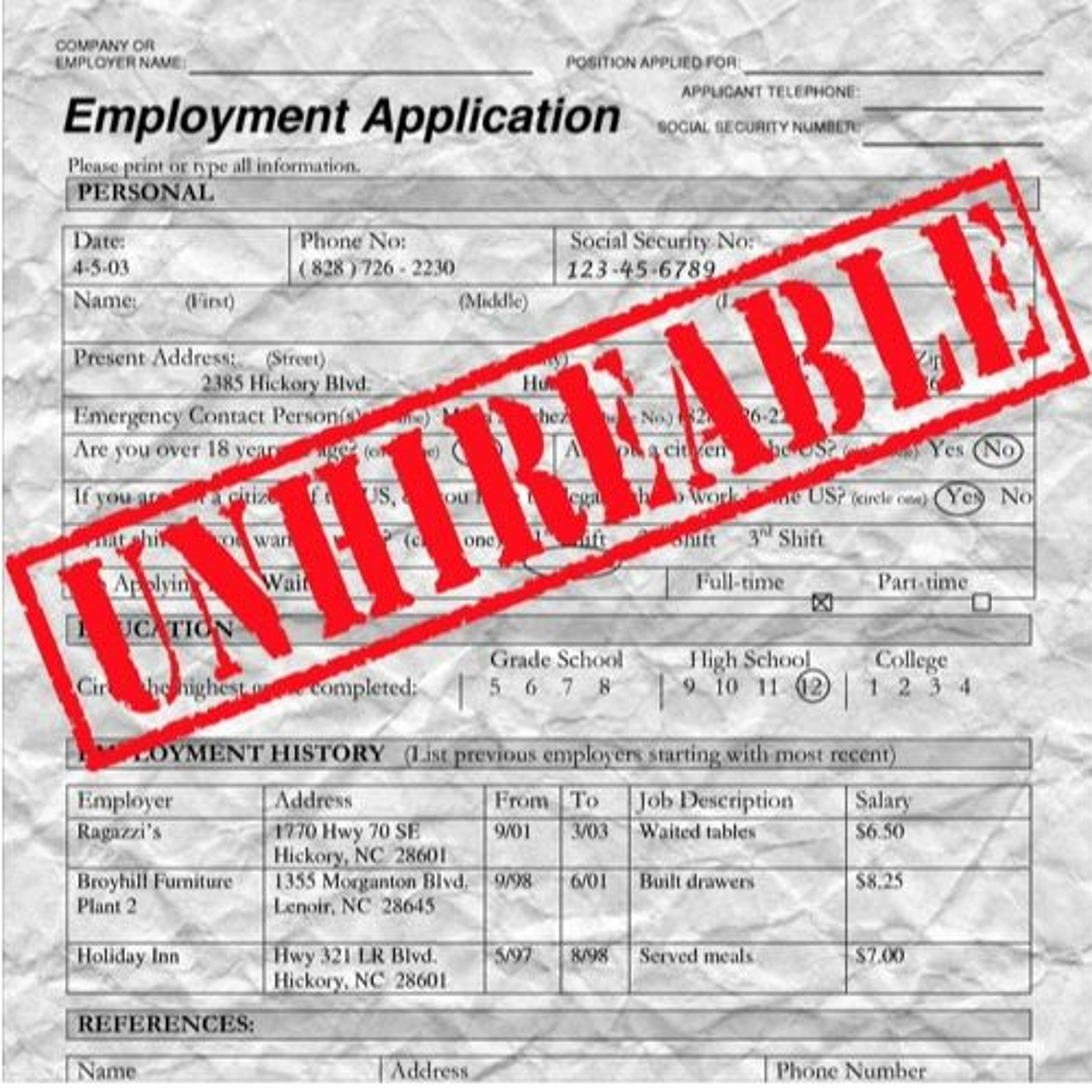 Unhireable by Keren Margolis & Tommy O\'Malley
