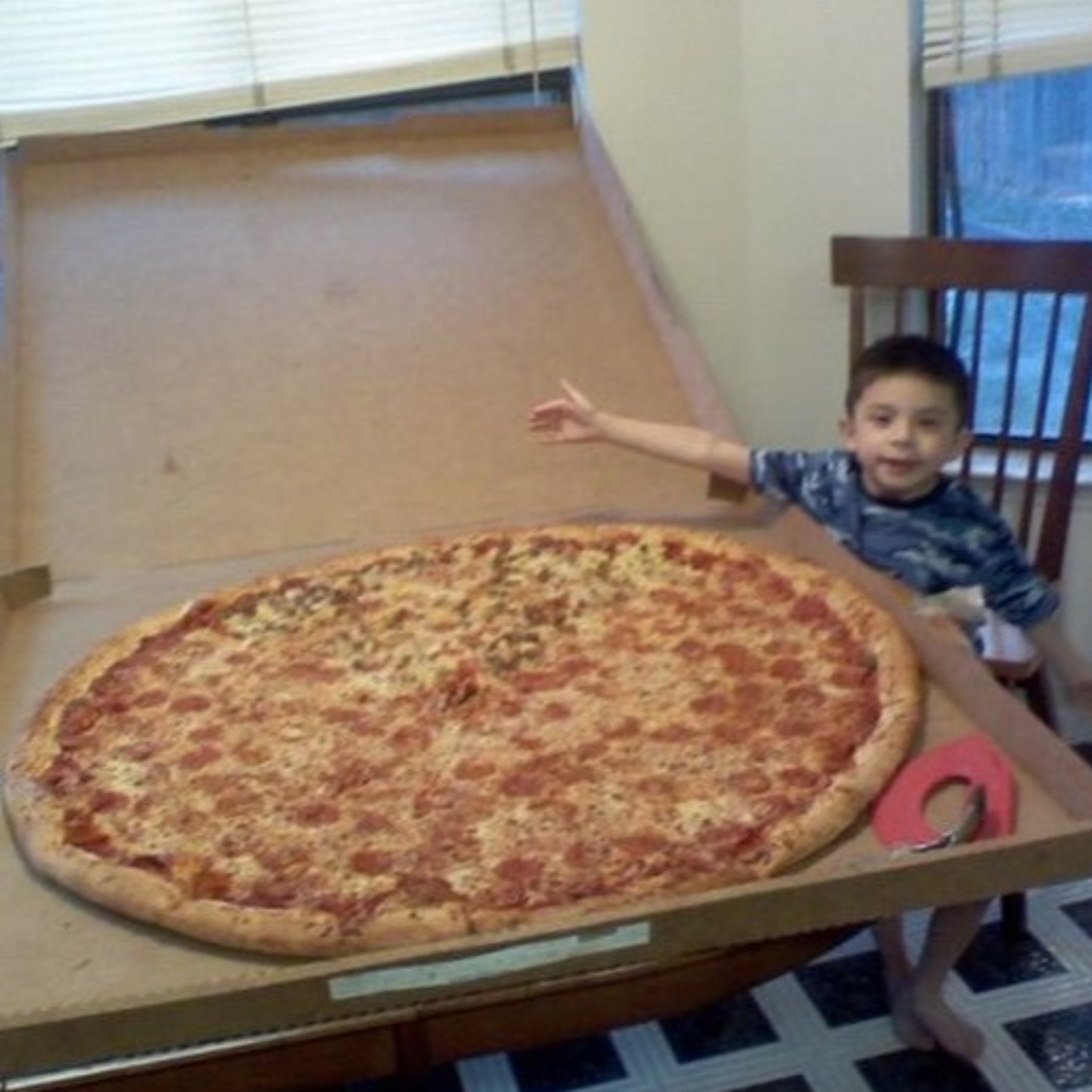cold pizza party