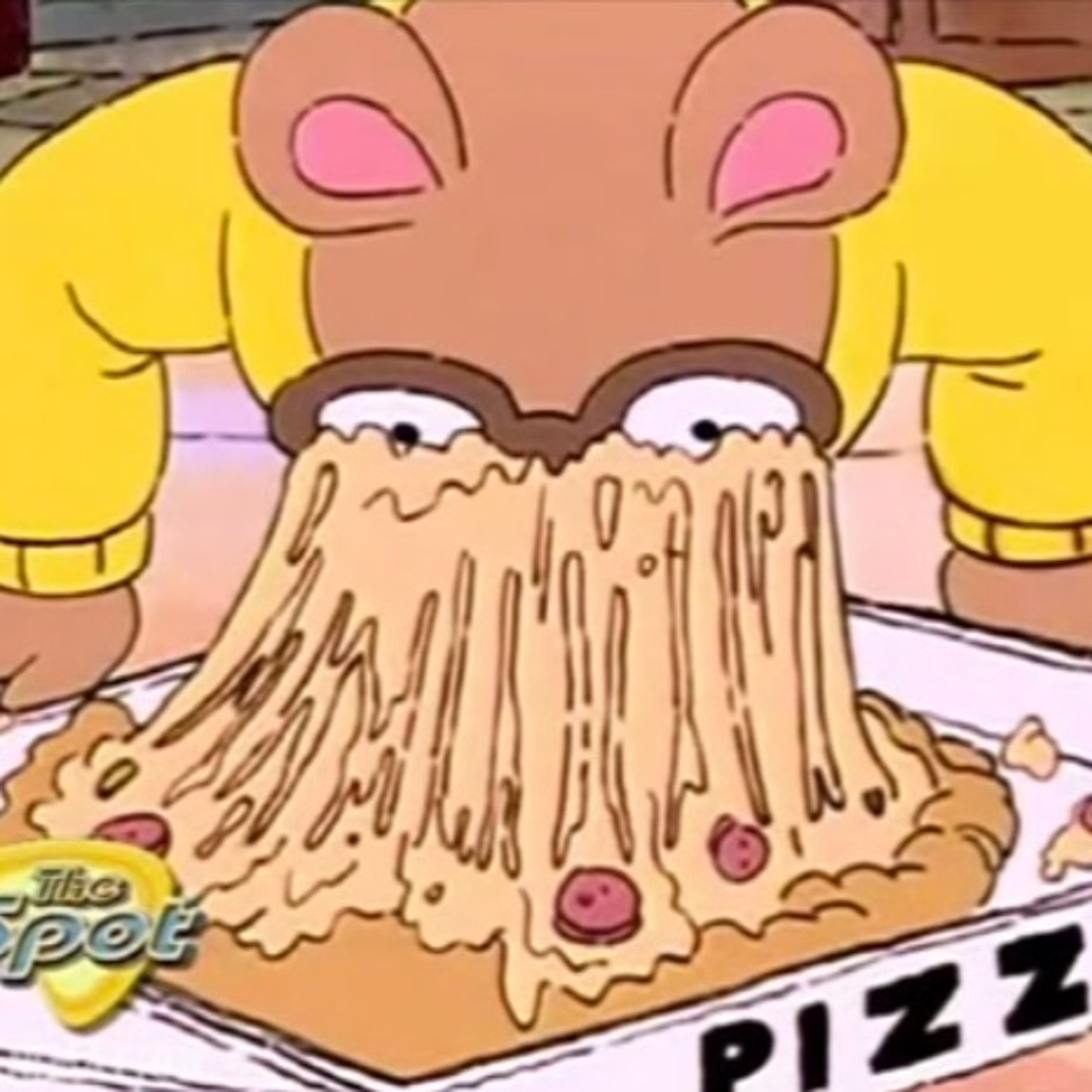 cold pizza party