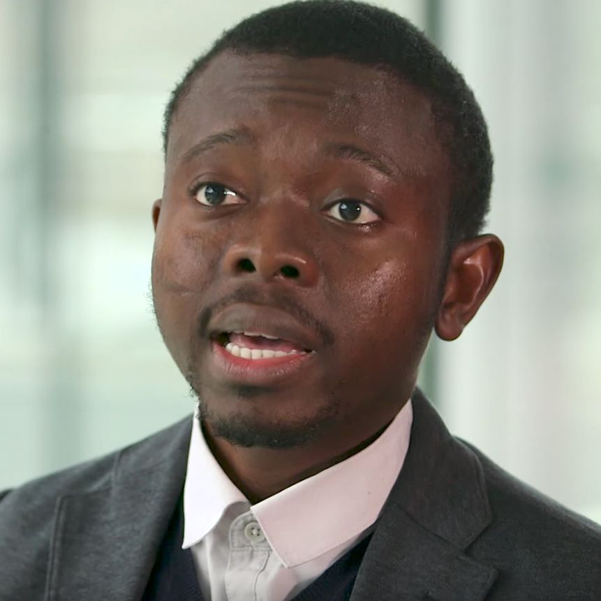 Adebayo Alonge explains how RxAll's AI-driven spectrometer authenticates medicines