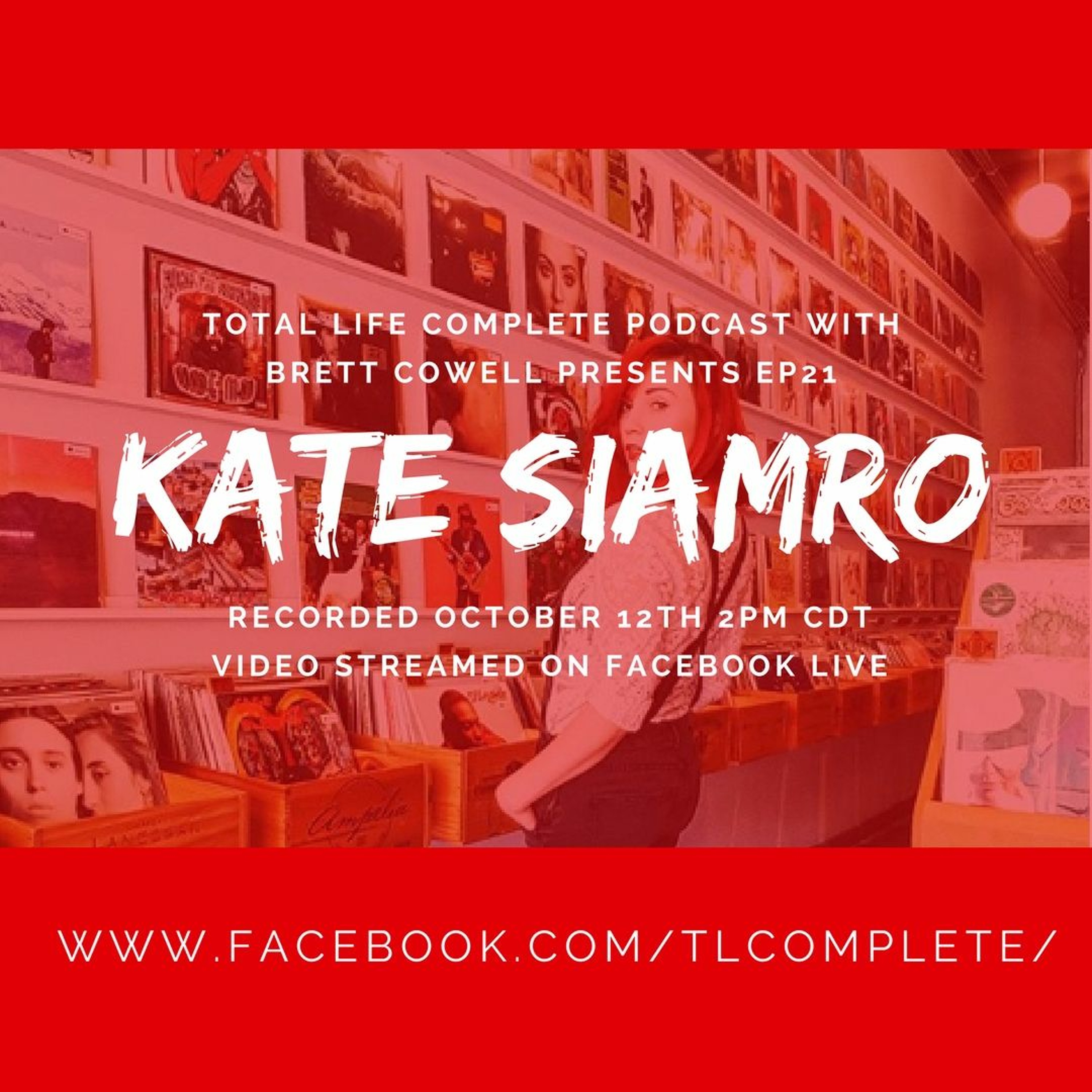 EP21 - Kate Siamro Record Store Girl, Reporter and Canadian