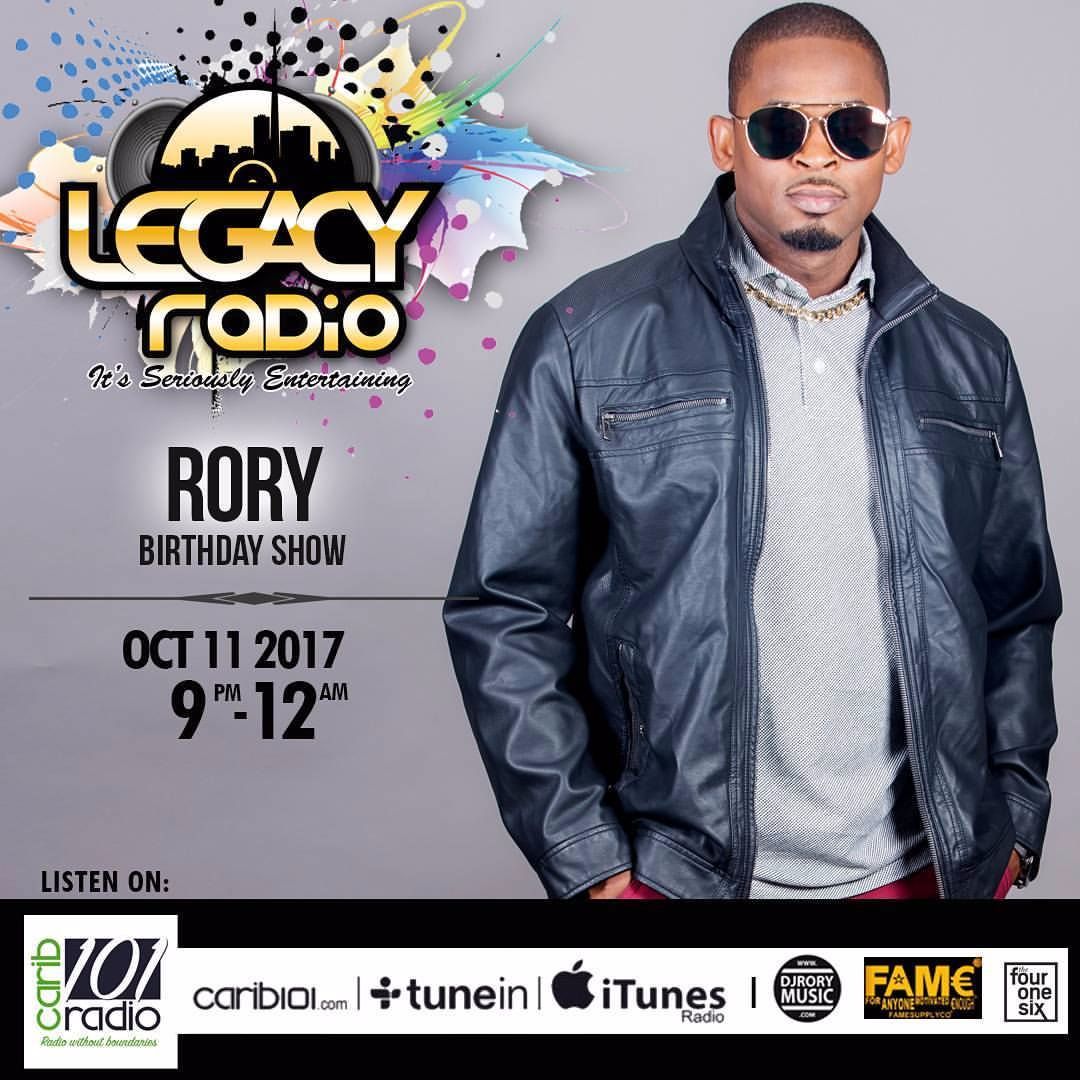 LEGACY RADIO - OCT 11 - DJ RORY BDAY PT2