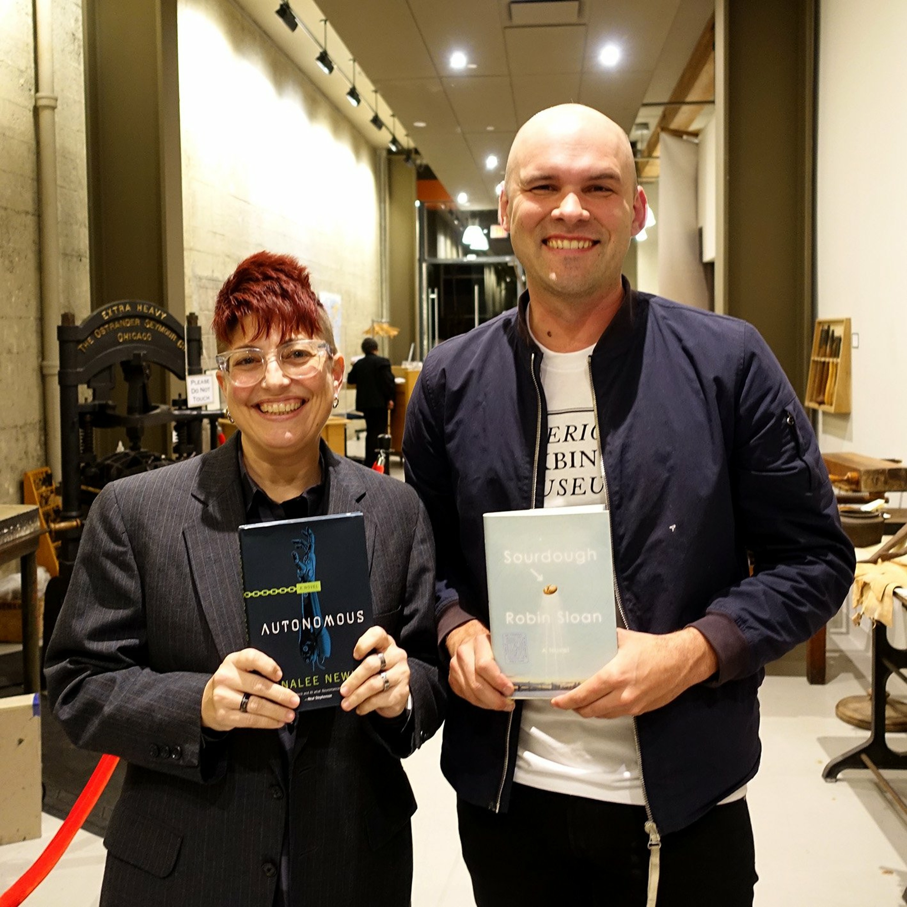 SF in SF November 2017 (Annalee Newitz and Robin Sloan)