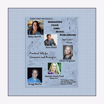 ASMAC First WEDNESDAYS - Music Publishing