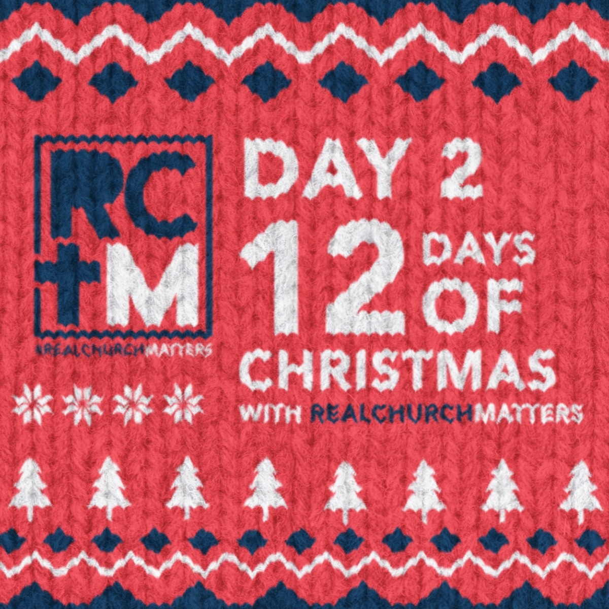 Day 2 of the 12 Days of Christmas with Real Church Matters