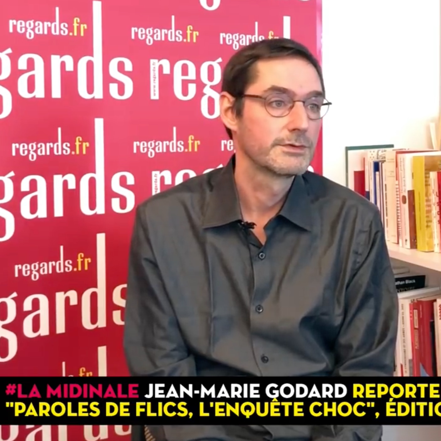 JM. Godard (auteur de Paroles de flics) : "Les policiers ont l'impression d'être seuls contre tous."