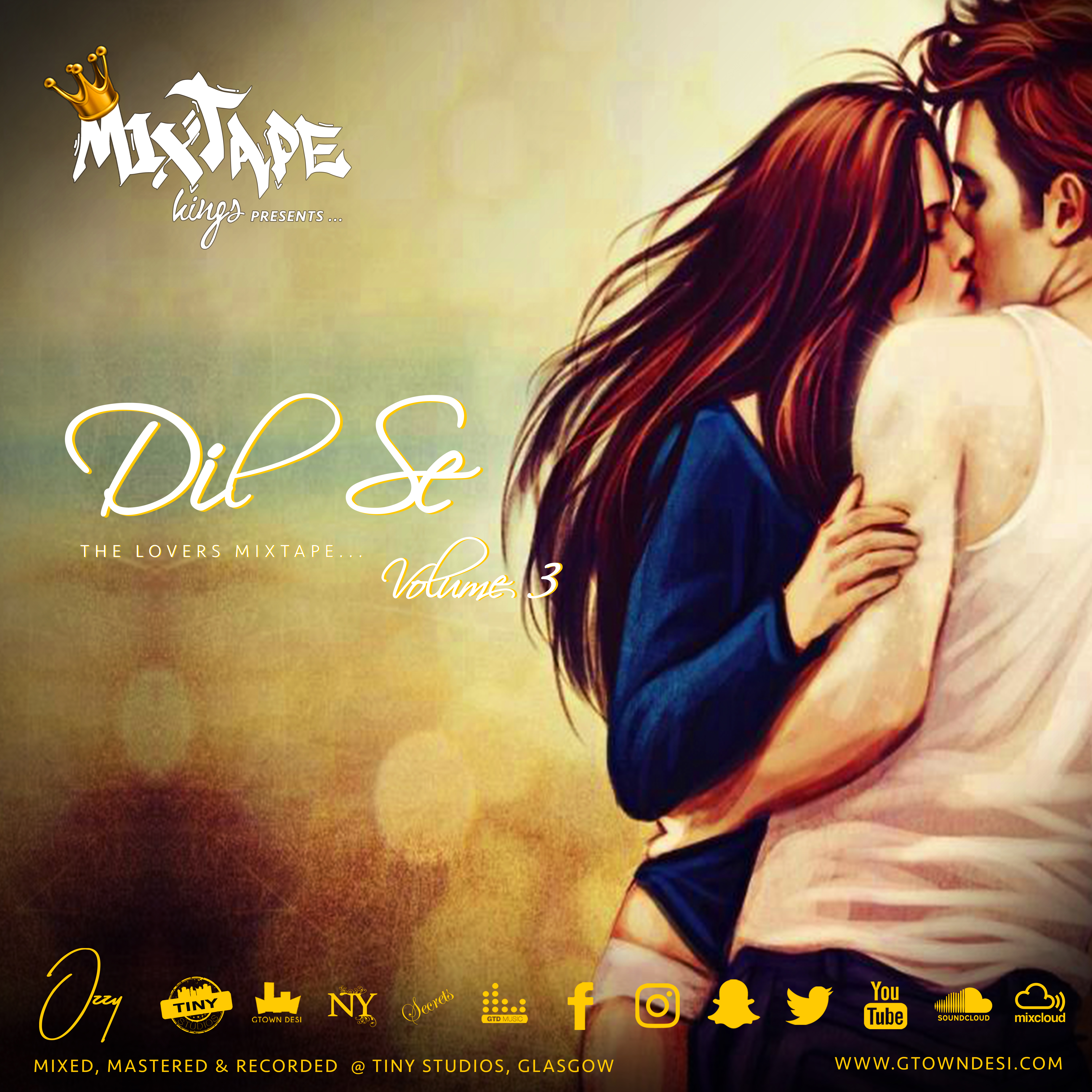 Gtown Desi - Dil Se .. 'The Lovers Mixtape' Vol.3 (Bobby B & Ozzy)