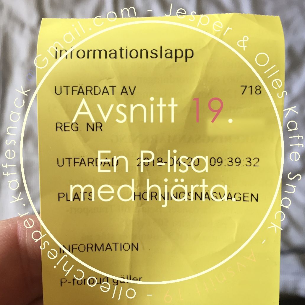 Kaffesnack Avsnitt 19 | En P-lisa med hjärta. Kaffesnack Avsnitt 19 | En P-lisa med hjärta.