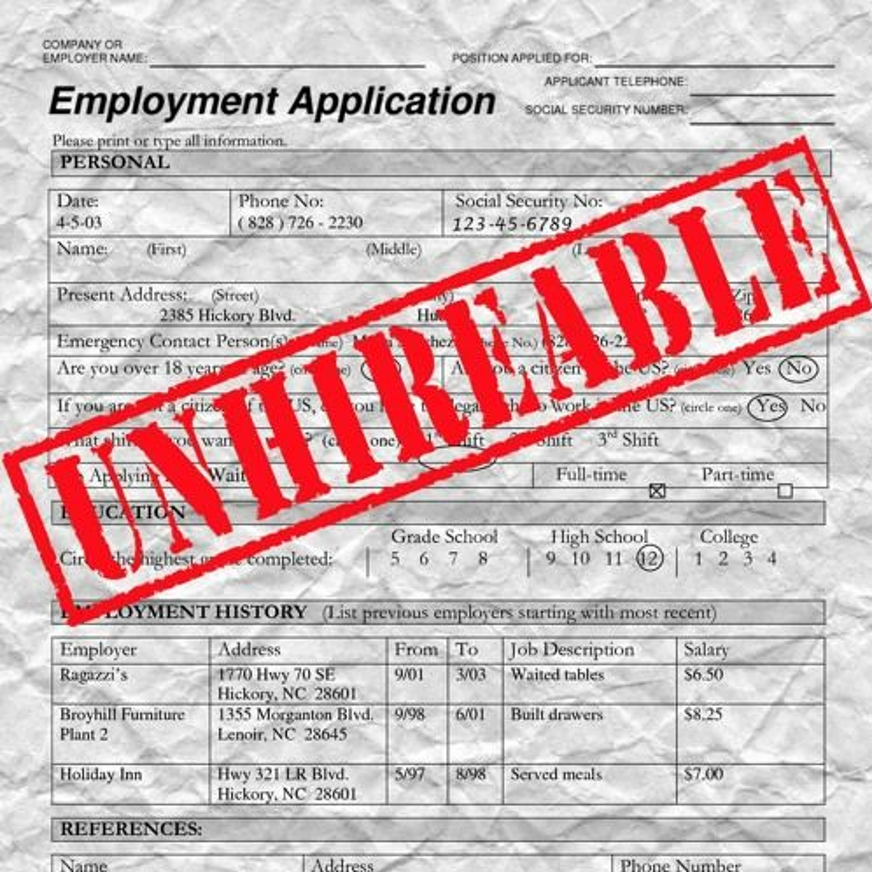 Unhireable by Keren Margolis & Tommy O\'Malley