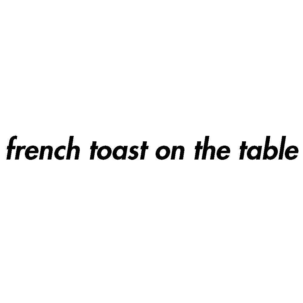 French Toast On The Table
