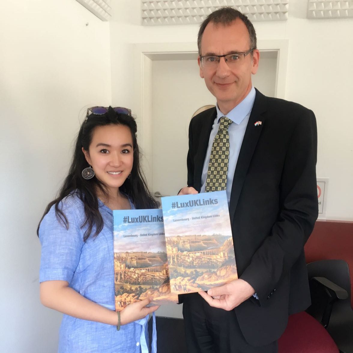 British Ambassador John Marshall on his interesting fact book which links Luxembourg to the UK