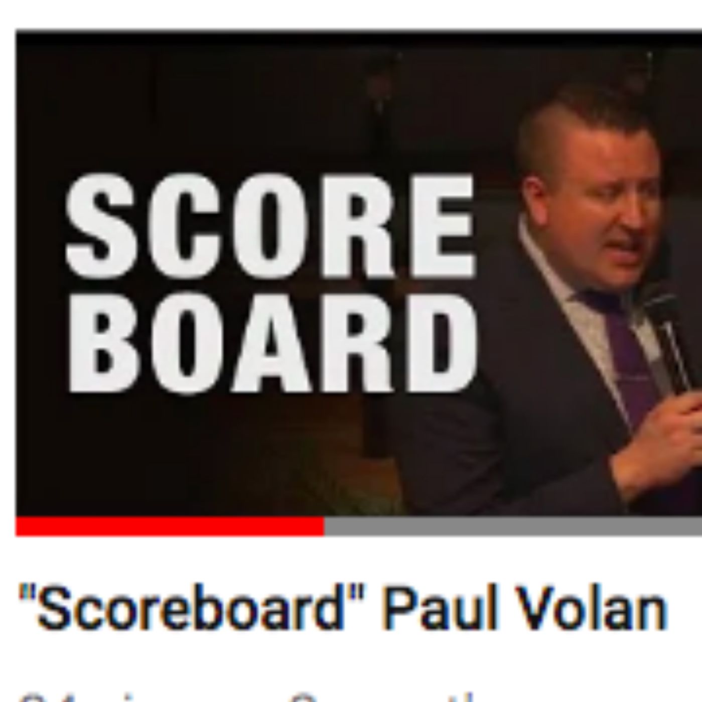 Look at the Scoreboard Paul Volan Pentecostals of Cooper City Beware of the DRIFT! Stay focused