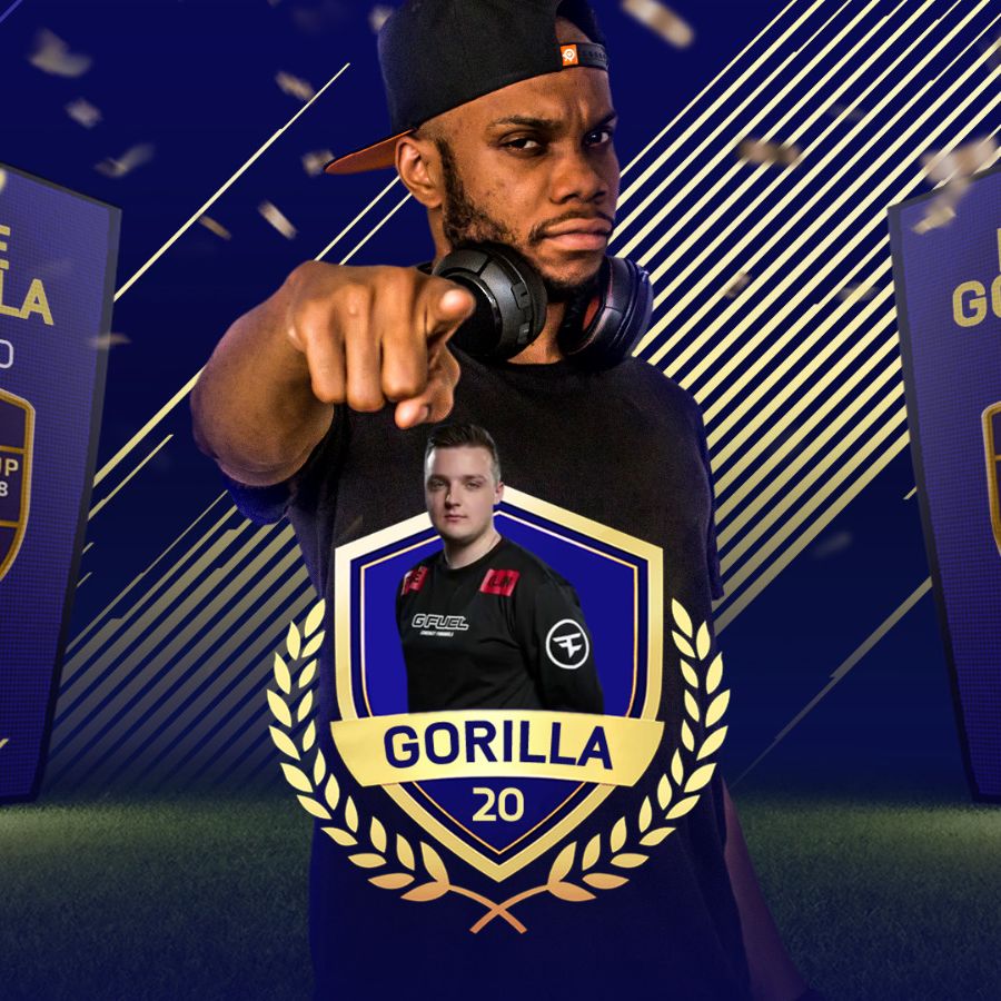 FAZE GORILLA THE 2X WORLD CHAMPION?! | TOP 100 TV ROAD TO FEWC | FIFA 18 PODCAST