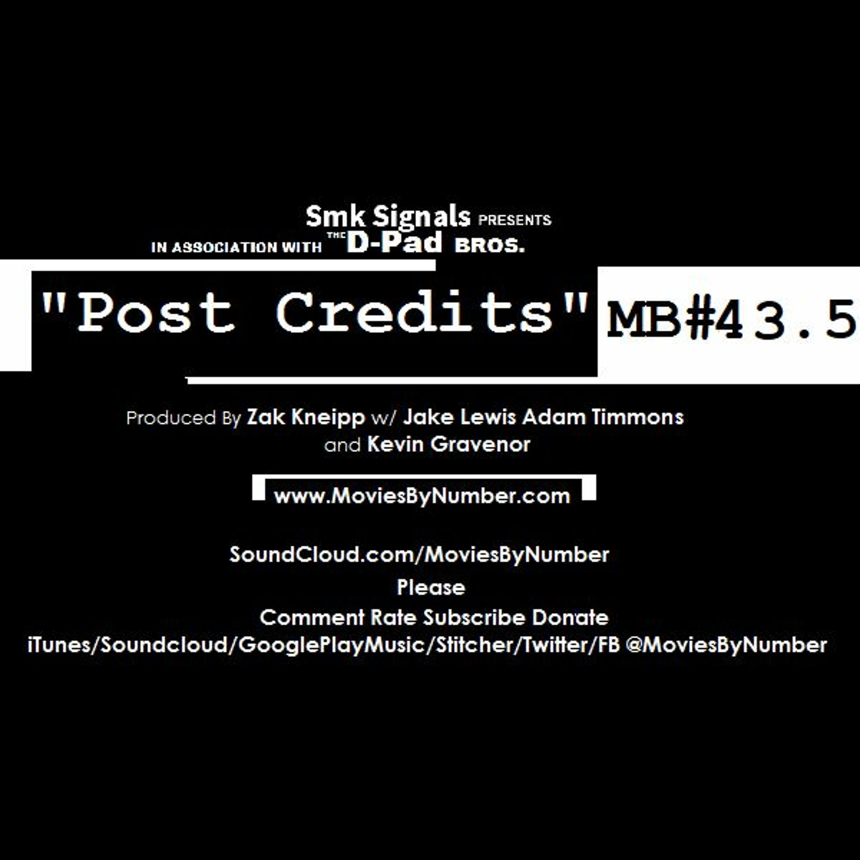 "Post Credits" MB# 43.5