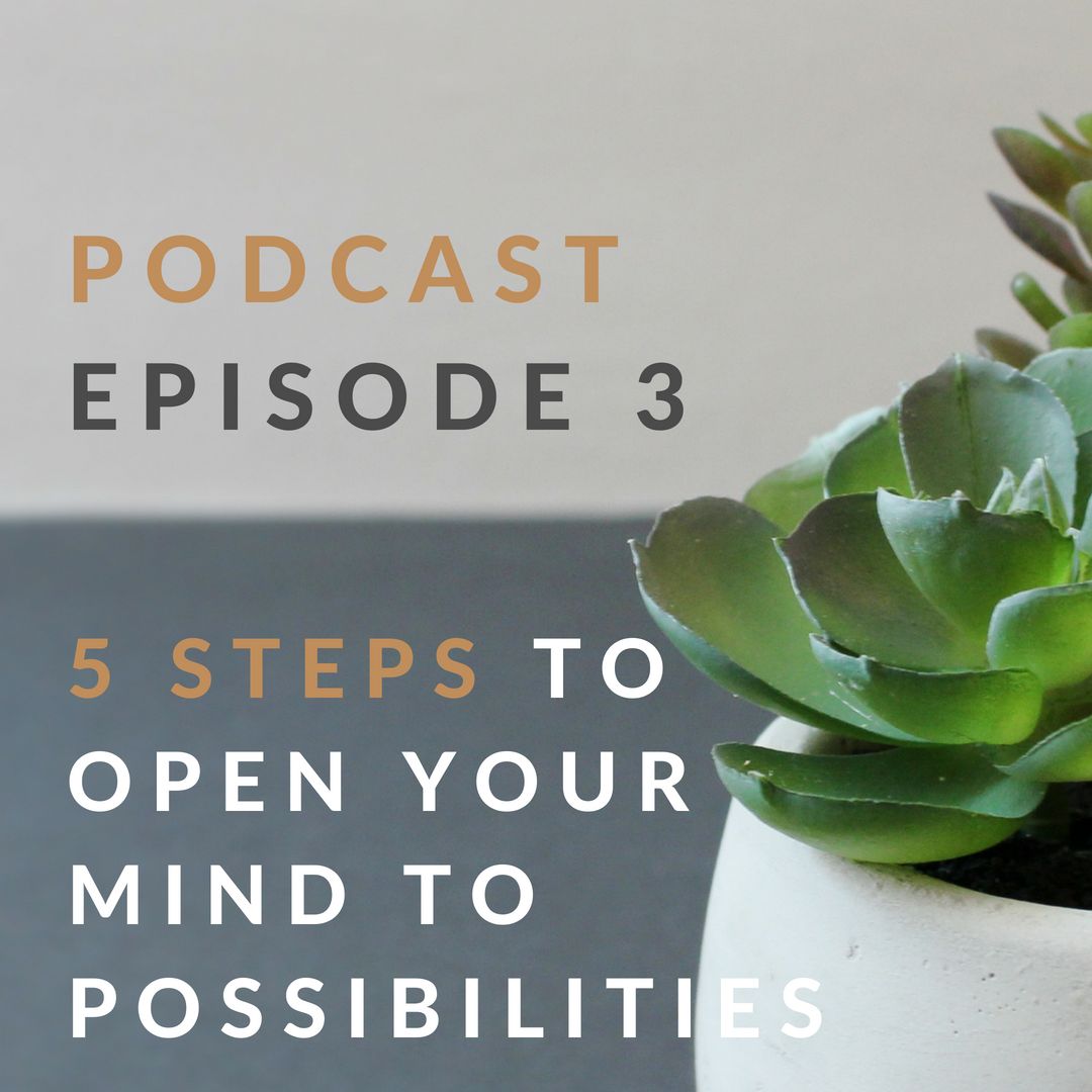 Episode 1: 5 Steps To Open Your Mind To Possibilities