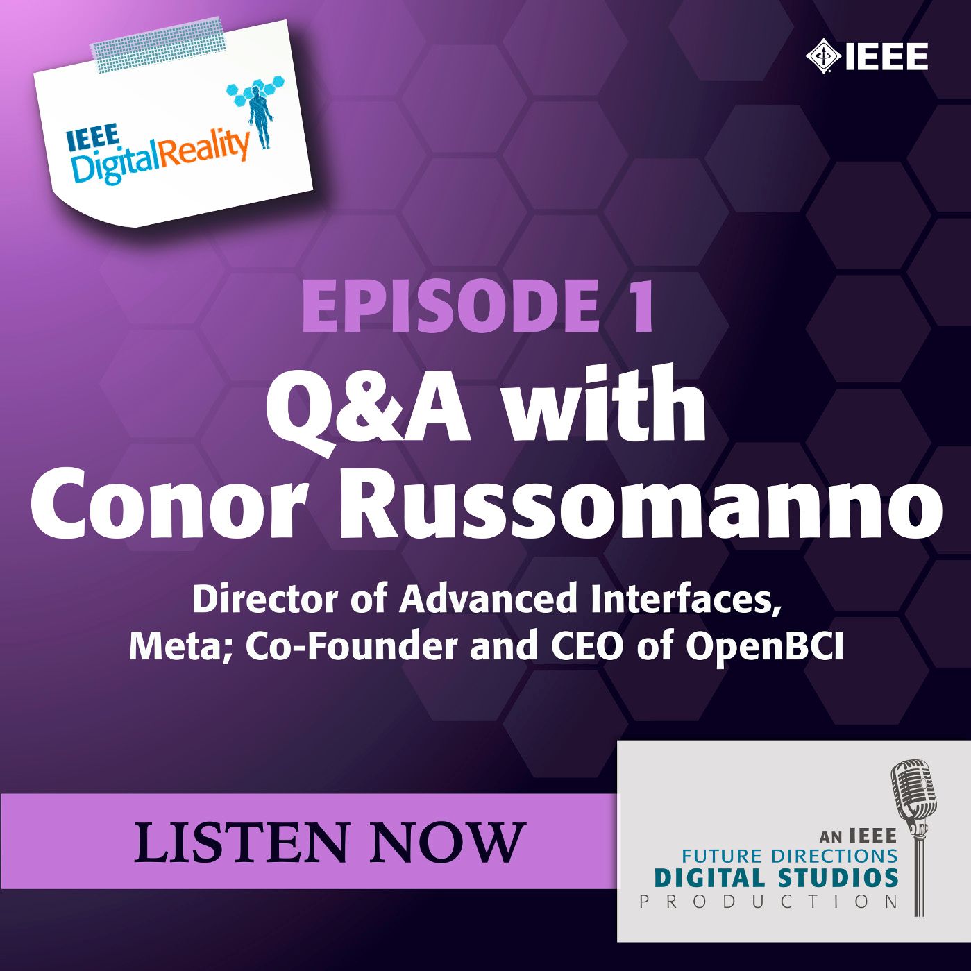 Episode 1: Q&A with Conor Russomanno, Co-Founder and CEO of OpenBCI