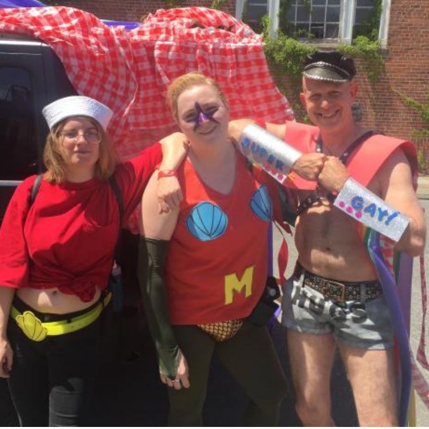 2018 Hudson Pride Parade "Rodney Super Gay" And Hillbilly House