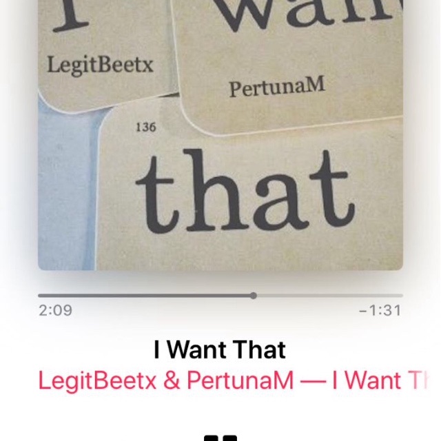 I Want That