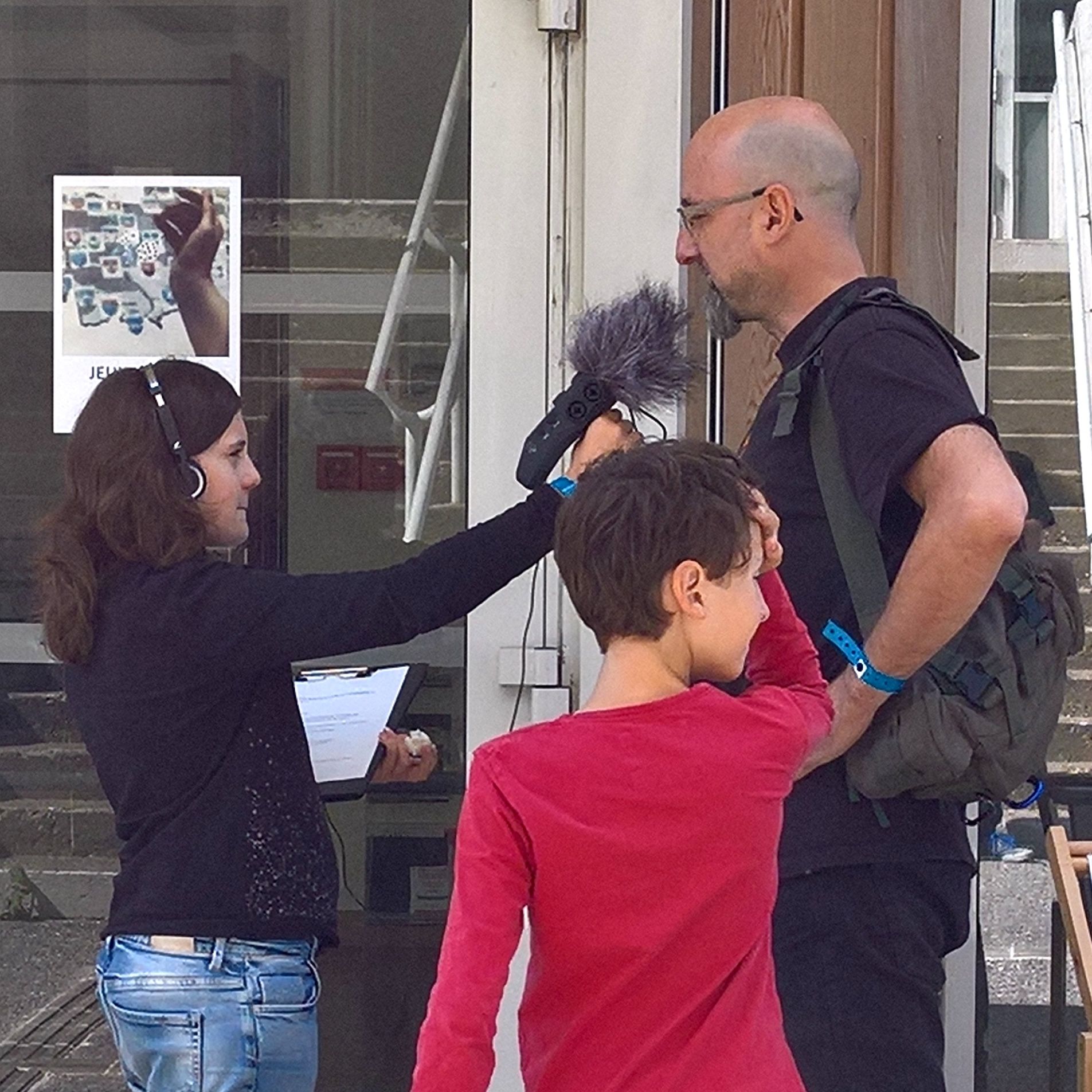 Danaé interviewe son papa