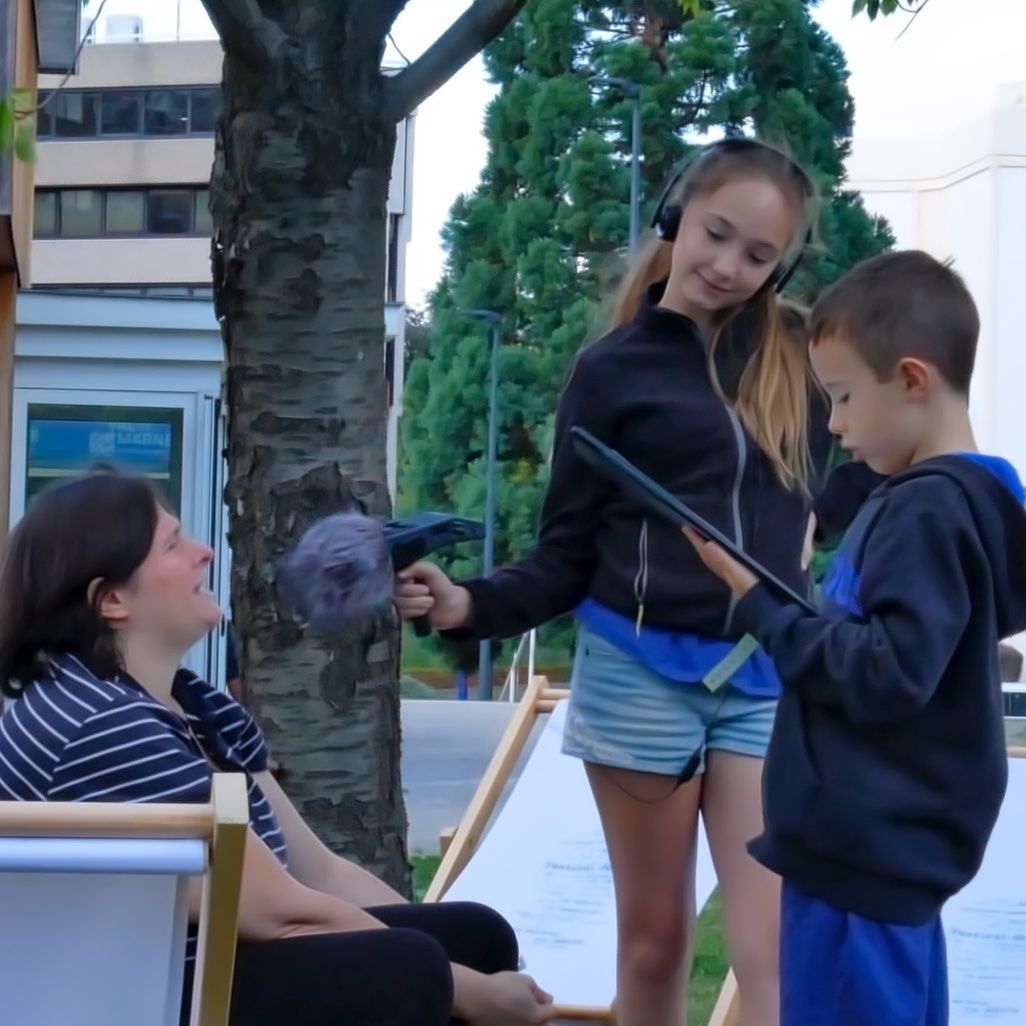 Titouan interviewe sa maman