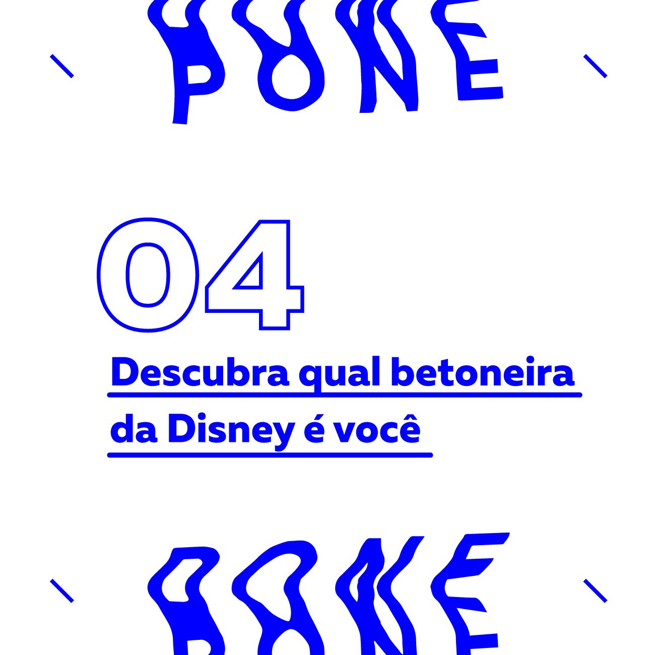 #04 - Descubra qual betoneira da Disney é você