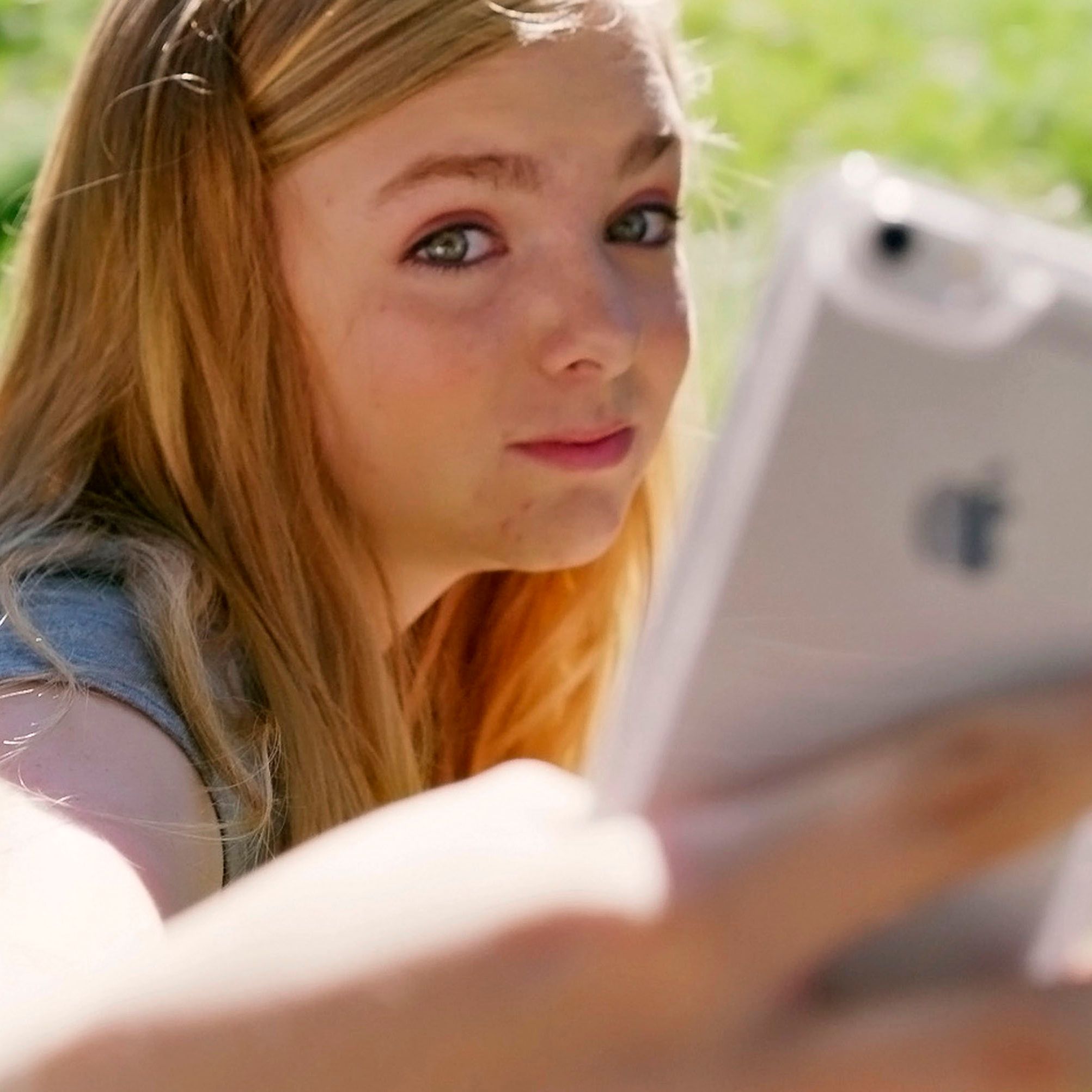 Elsie Fisher + Her Dad Chris