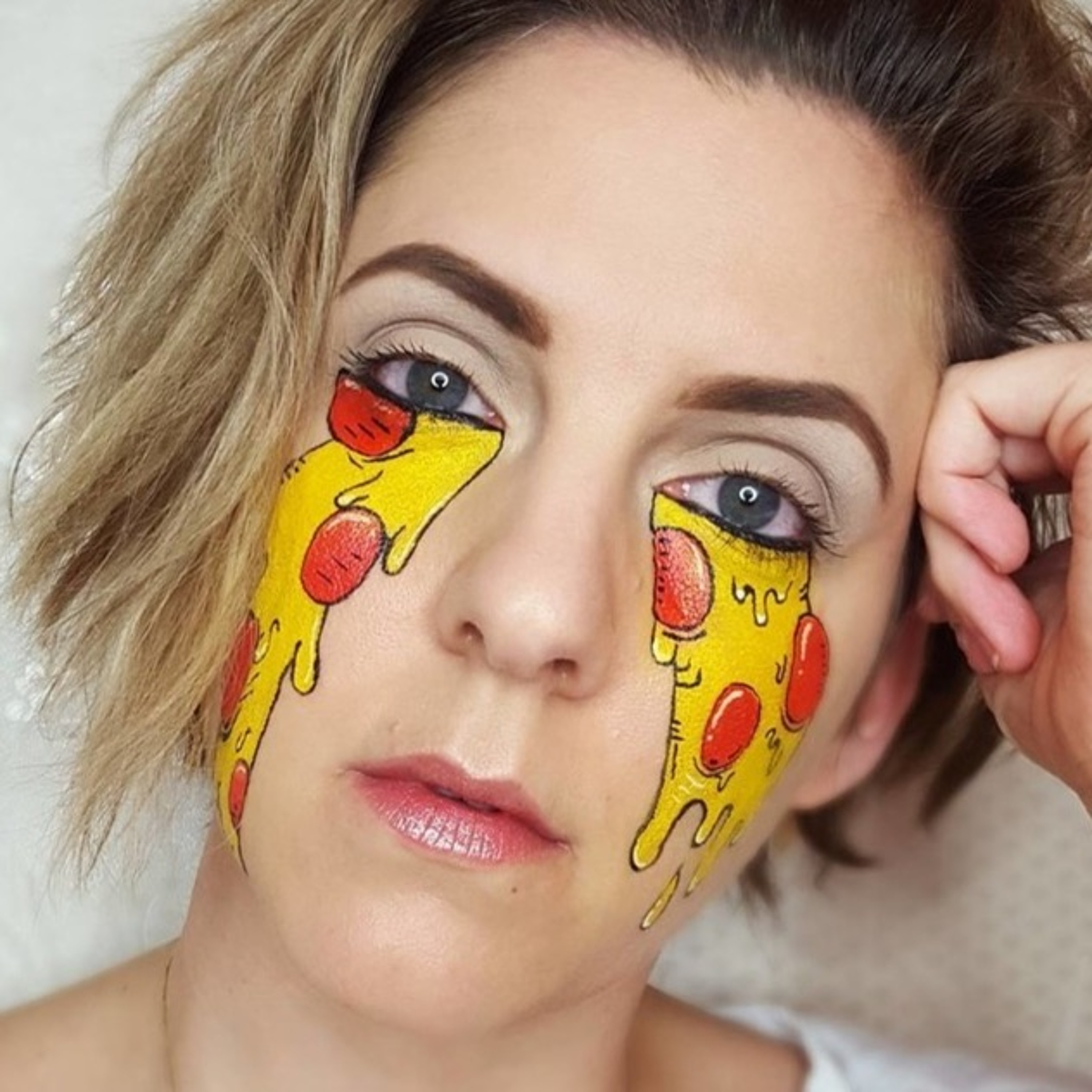 cold pizza party