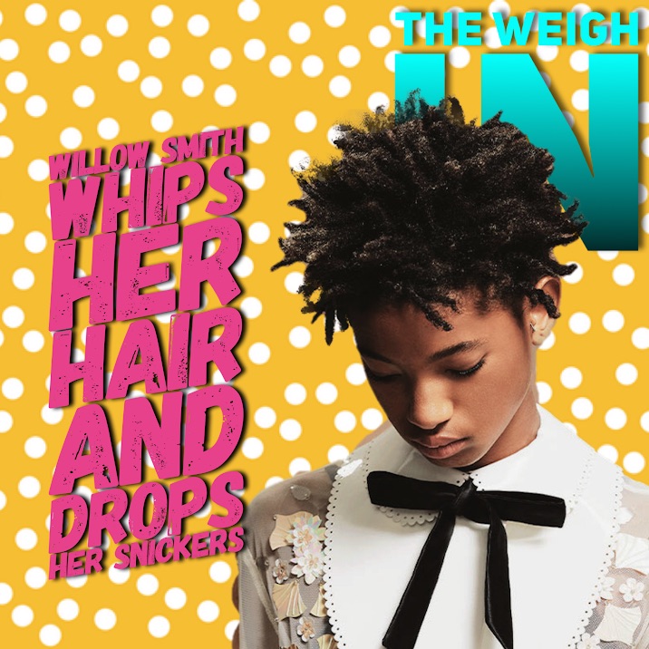Willow Smith Whips Her Hair And Drops Her Snickers