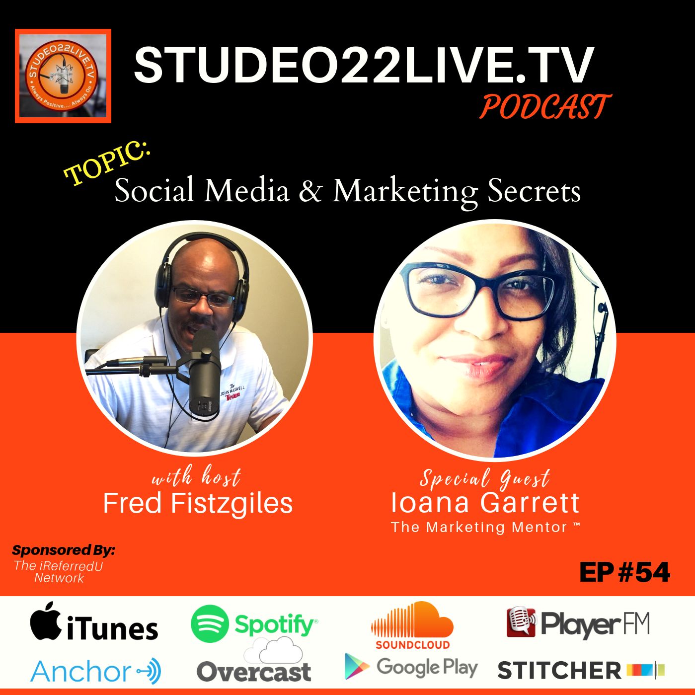 Episode54- Social Media-and-Marketing Secrets-Special Guest Ioana Garrett