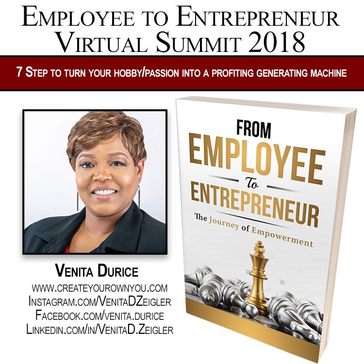 7 Step to turn your hobby/passion into a profiting generating machine - Venita Durice
