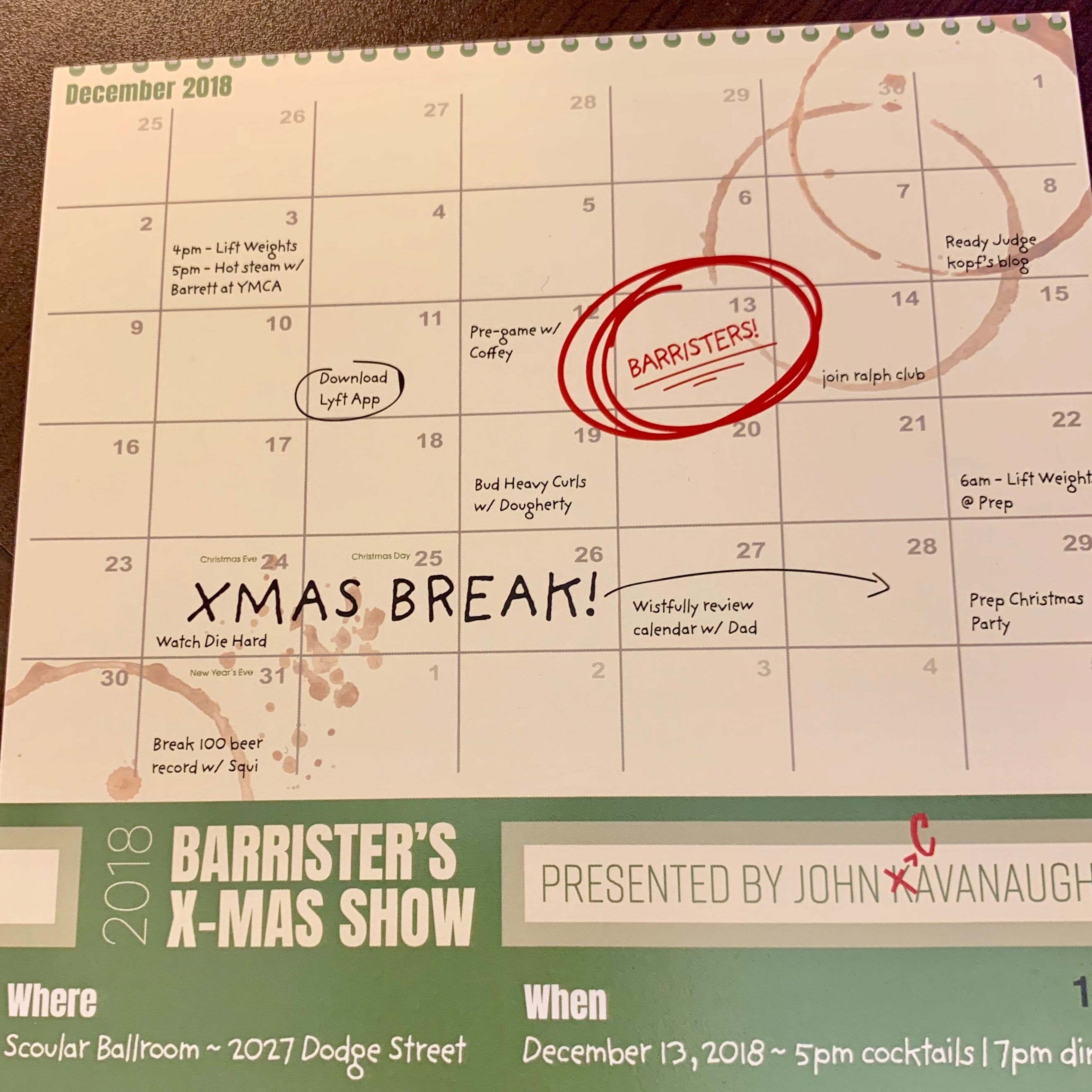 "Bar Talk" Ep. 30: The Omaha Barristers Club Christmas Show Preview