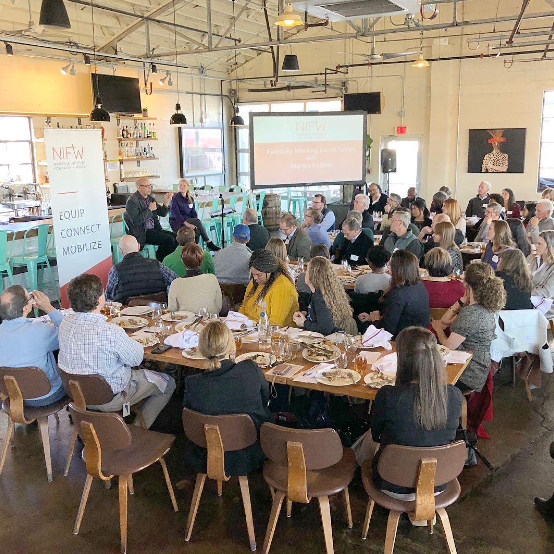 Faithfully Working Lunches: The Illumination Effect of Downward Mobility