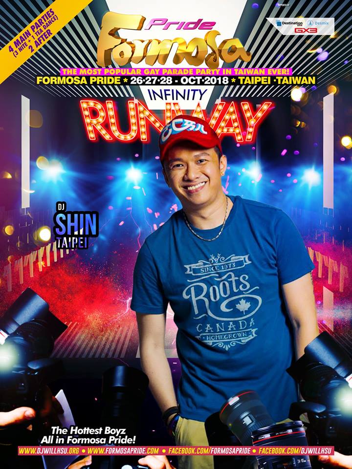 2018 Formosa Pride 27th Oct. Opening DJ Set - DJ Shin