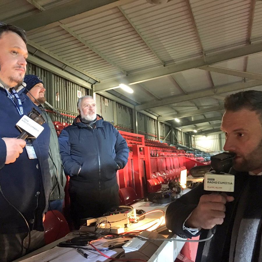BBC Radio Cumbria Post Match with Ian Evatt Following Wrexham 1-3 Barrow