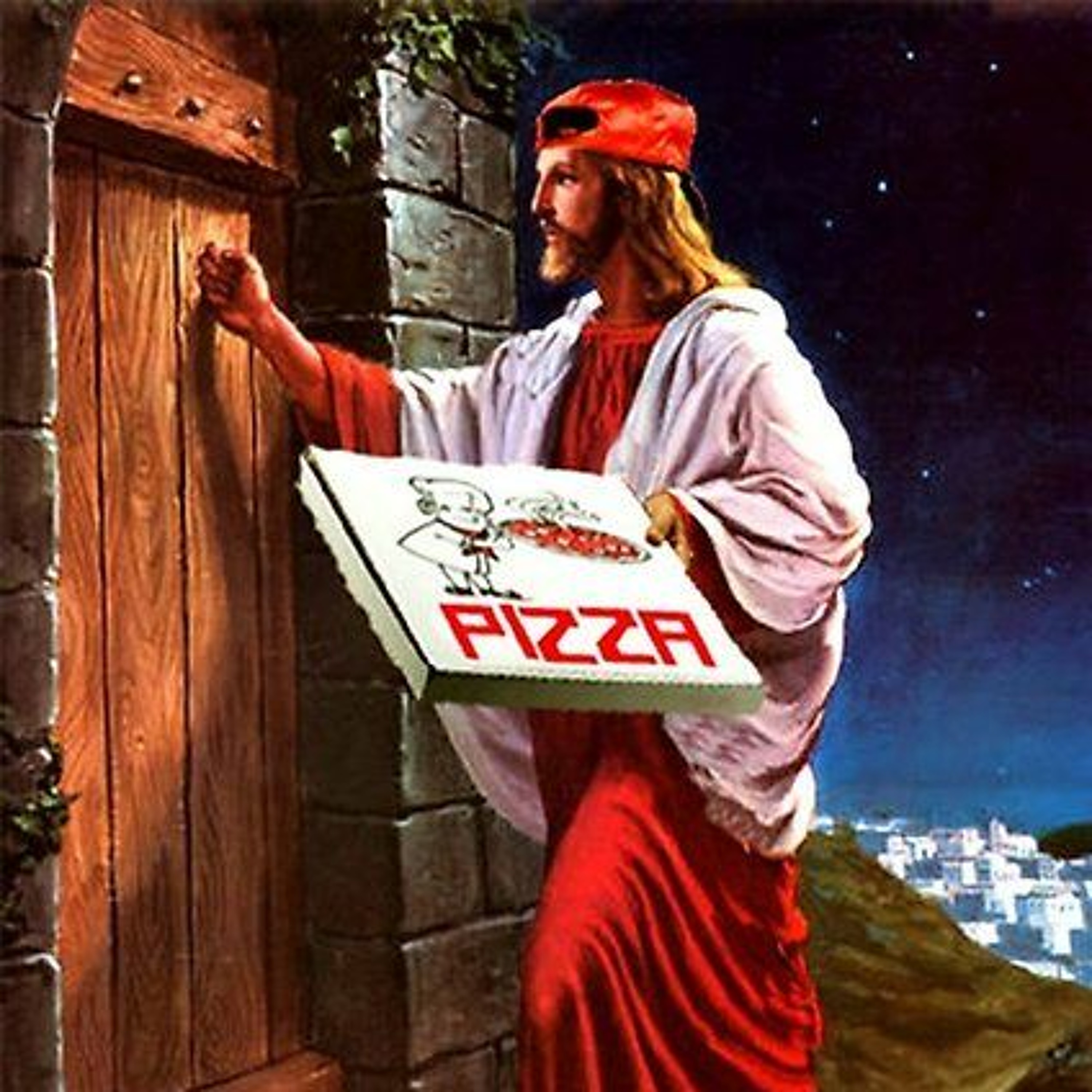 cold pizza party